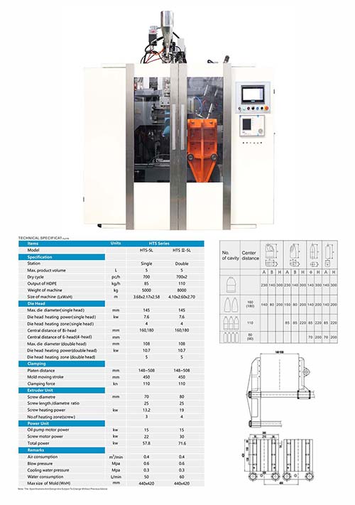 5L machine brochure with specifications