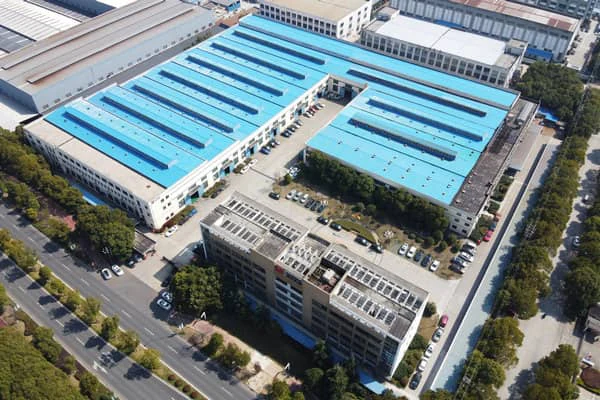 Aerial view of the Tongda factory