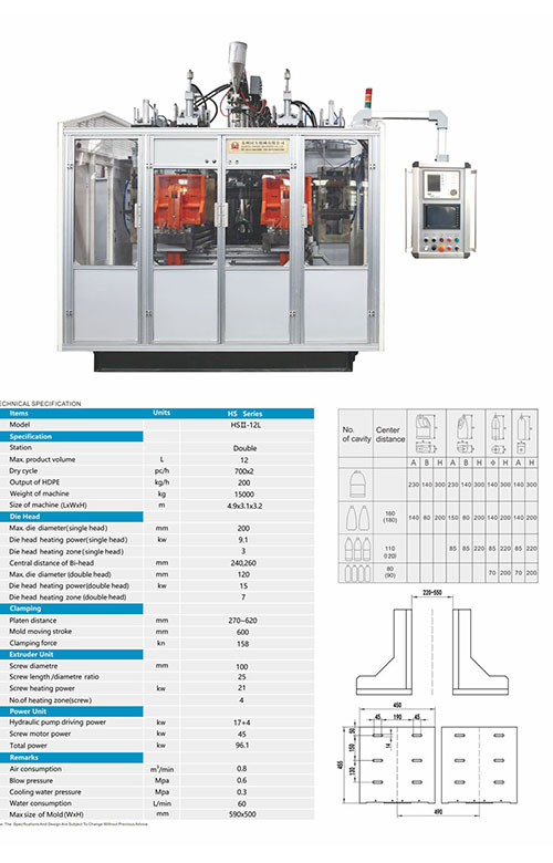 HSII-12L machine brochure with specifications