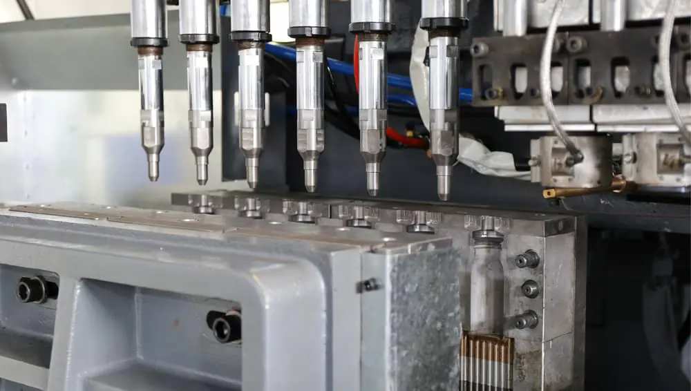 Multiple blow pin assemblies