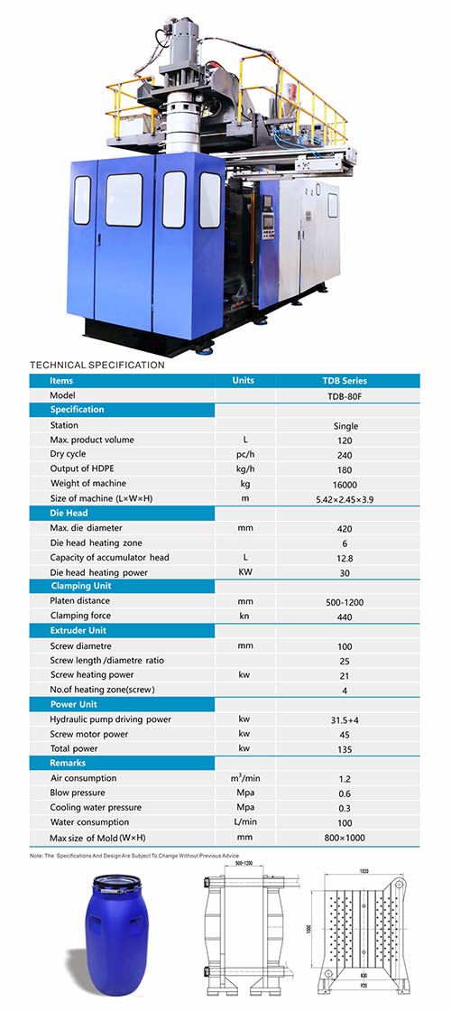 TDB-80F brochure with specifications